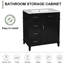 Meuble-lavabo 30 po avec lavabo en céramique-1313275476