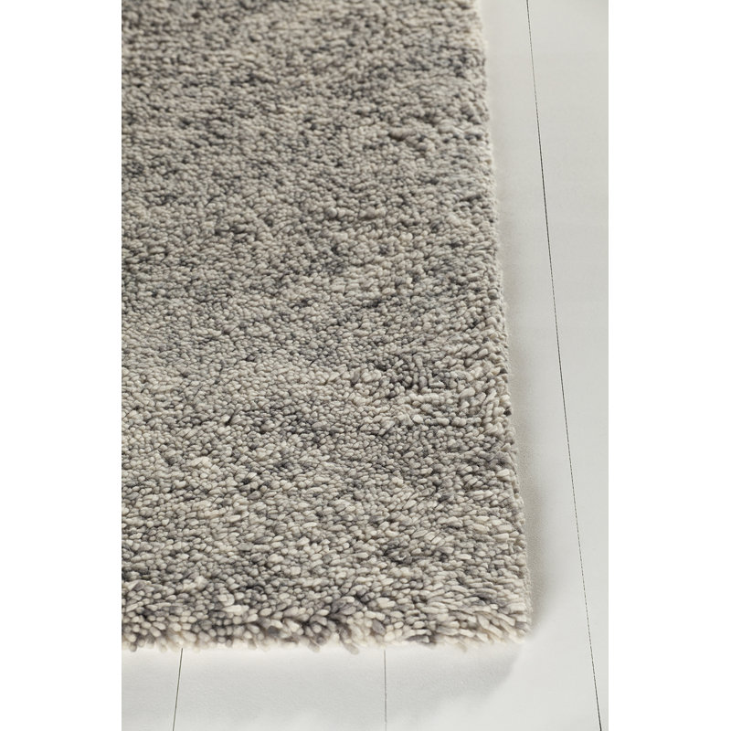 Izzie Wool Abstract Area Rug in Cream/Gray, 7'9" x 10'6"