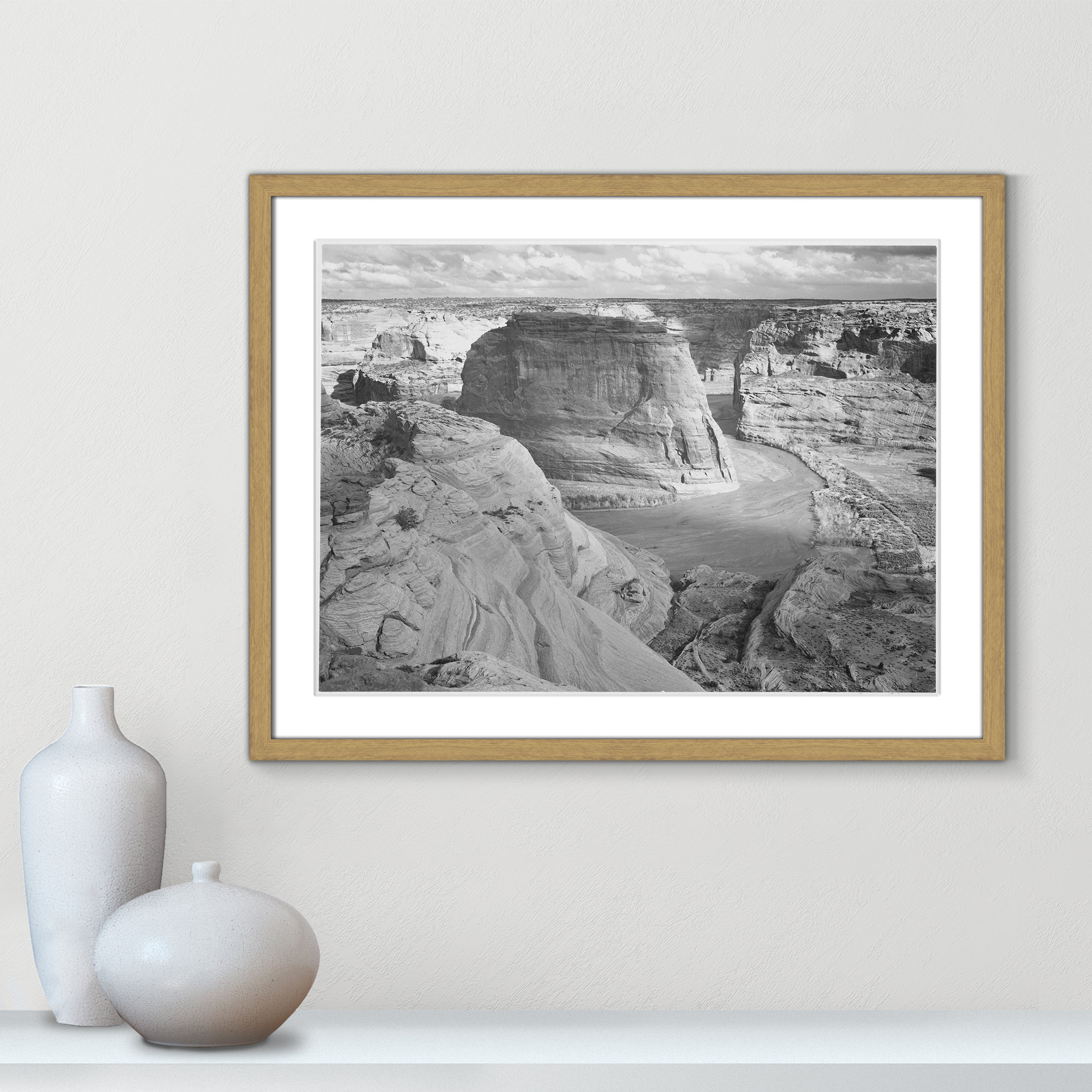 Canyon De Chelly Arizona 2 by Adams, 17" H x 23" W x 0.75" D, Natural