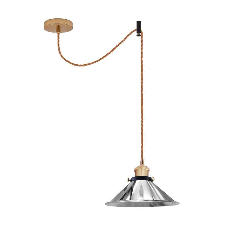 Nellie 1 - Light Chrome Single Pendant