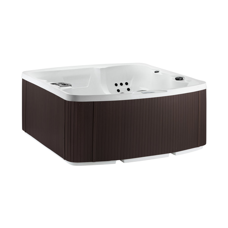 Lifesmart Spas LS500 Plus 110 Volt 5-Person 23-Jet Rectangle Plug and Play Hot Tub with Ozonator