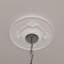 Médaillon de plafond Endurathane Monique, DO 13 3/4 po x P 1 po (convient aux auvents jusqu'à 3 3/4 po), apprêté en usine-27783549