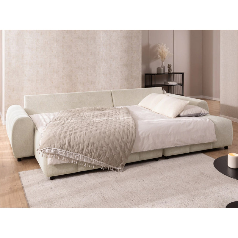 Bubble Sectional, Right-Hand Facing, Light Beige