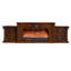 European-style solid wood carved and gilded fireplace-1844457401