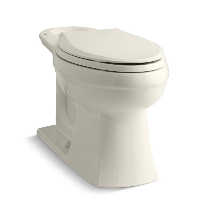 Kelston 1.28 GPF (Water Efficient) Elongated Toilet Bowl (Seat Not Included), Biscuit