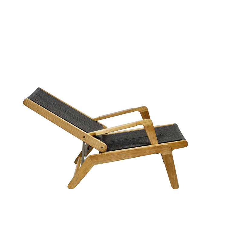 Skagen Outdoor Teak Lounge Chair, No Cushion