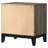 Stephan Grey Oak 2-Drawer Nightstand