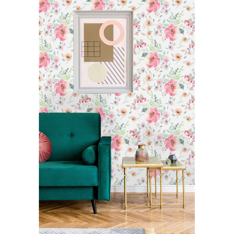 Rouleau de papier peint adhésif Atice, L 10,42 po x l 25 po