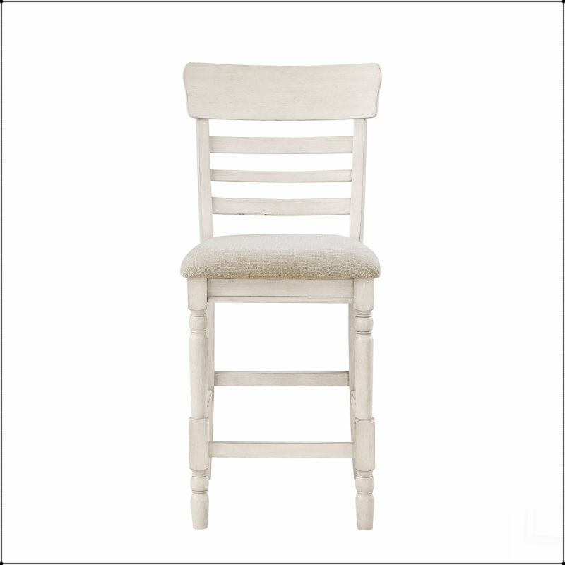 Ensemble de 2 chaises de salle à manger en bois de style campagnard