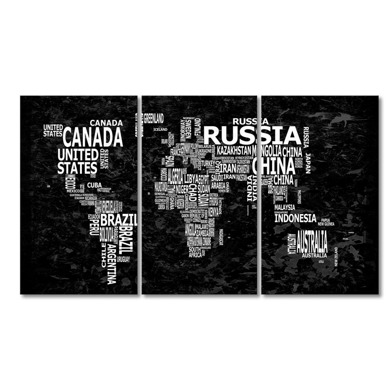 3 Piece Wrapped Canvas Print