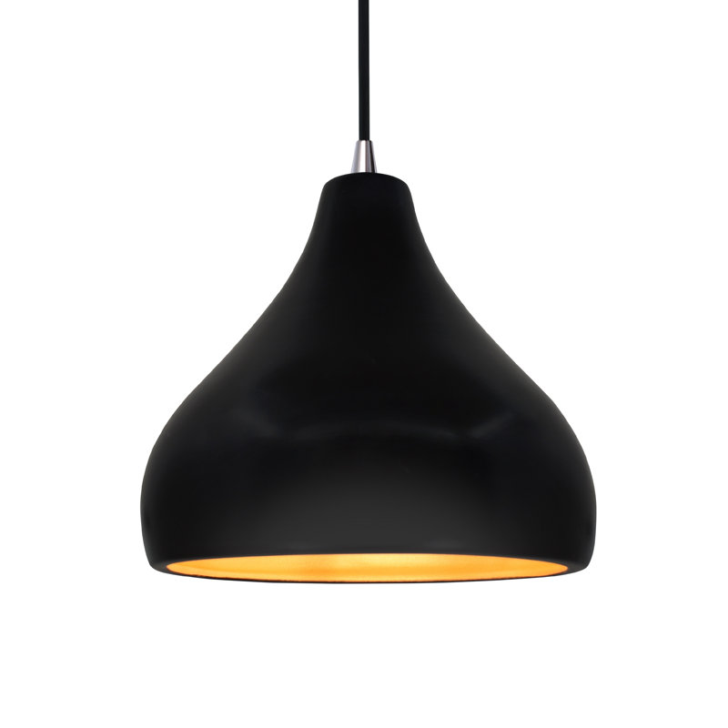Luminaire suspendu à 1 lumière Meydan, Incandescent, H 8 po x l 11,5 po x P 11,5 po