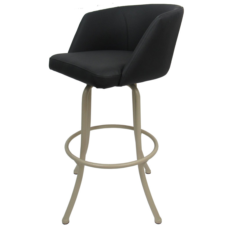 Tabouret de bar rotatif 26 po Deagan, Très grand (siège d'une hauteur de 34 po), Lave