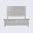 Haylee King Panel Bed w/ Decorative Headboard-1642731601