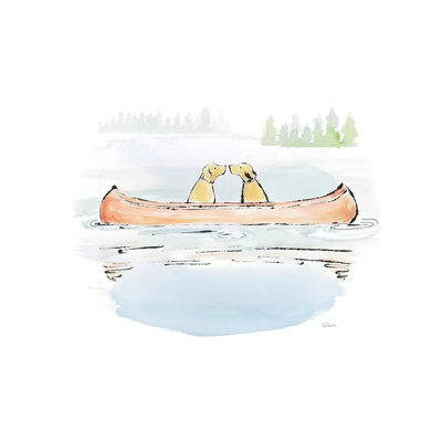 Lakeside Days IV 1 Piece Wrapped Canvas Painting