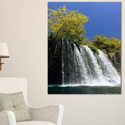 Duden Waterfall Antalya - reproduction de photo sur toile tendue
