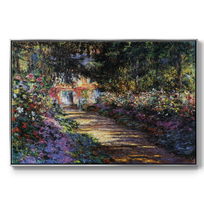 " Pathway In Monet's Garden At Giverny, 1901 " by Claude Monet