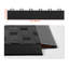 Ensemble de bordures de transition pour plancher de garage féminin, bordure de plancher de garage modulaire en PP robuste et antidérapante, facile à assembler, compatible avec nos tapis de garage à 6 verrous améliorés