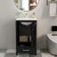 Meuble-lavabo moderne 20 "avec lavabo en céramique-136071401-136071382