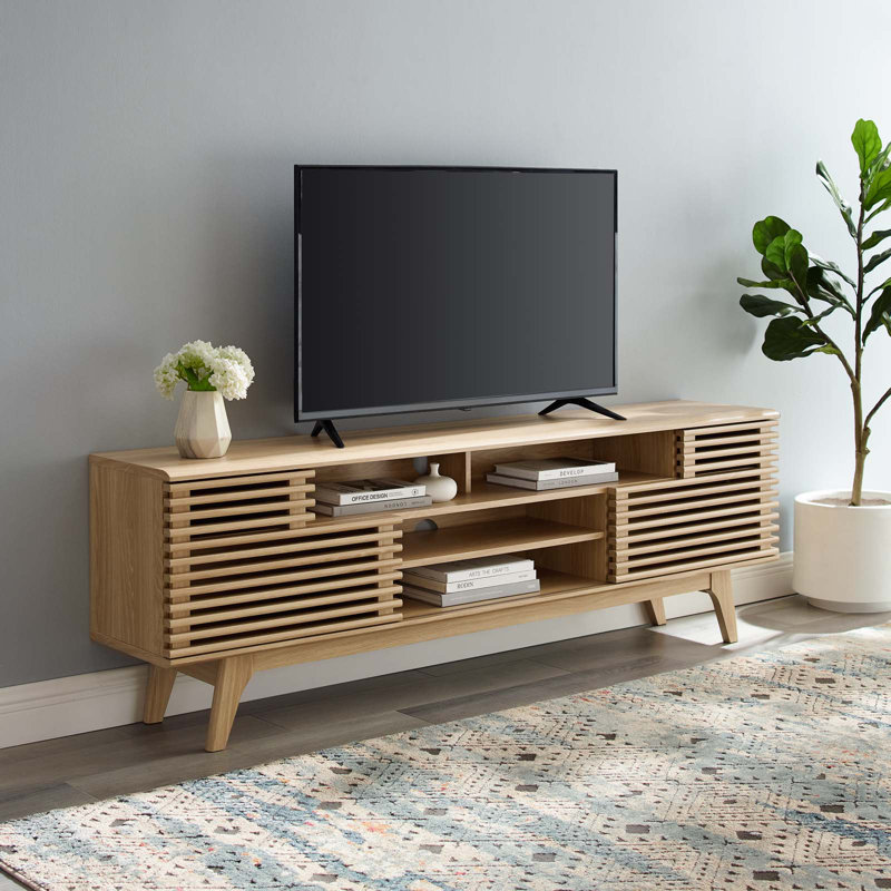Meuble télé 71 po Render, Chêne
