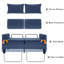 Heron 58.5" Upholstered Sleeper Sofa-1491047415