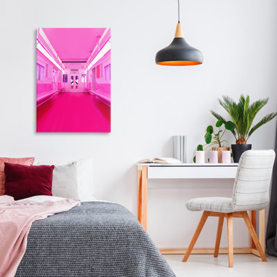 Futuristic Pink Tone Subway Canvas, design by LISH Creative