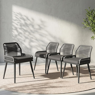 Ensemble de chaises d'extérieur Dinkins Meissalivve