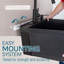 Évier à lessive mural L 23 po x l 24 po avec robinet-86446451
