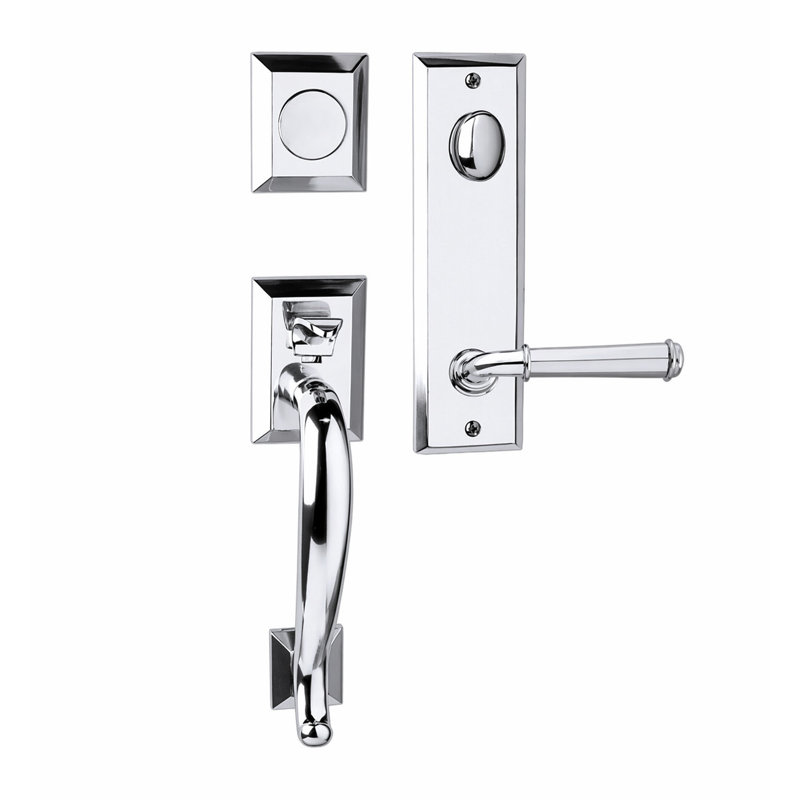 Façade Bravura 913-840 Dummy Savannah avec levier St. Charles en chrome brillant - R, Chrome brillant, Oui