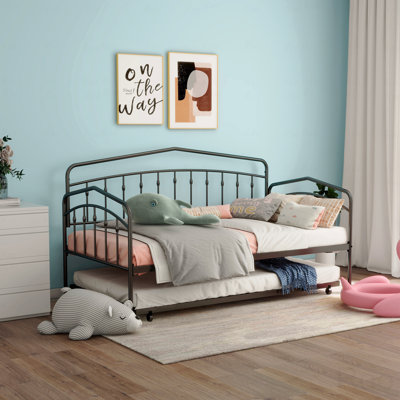 Structure de lit de jour simple, lit gigogne simple