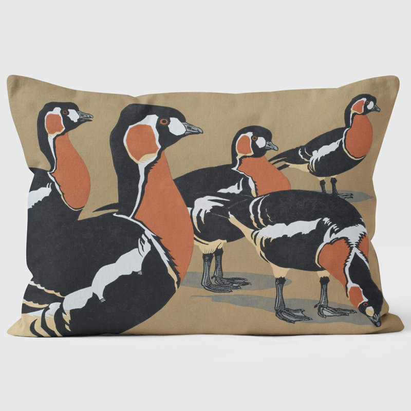 Red Breasted Geese - Robert Gillmor Cushion