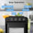 Electactic Bullet Ice Maker - 6Min Fast Ice, 11.8Lbs/24H, 2 Ice Sizes, Auto Self-Cleaning-121504544