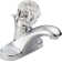 Foundations Centerset Bathroom Faucet with Single Push Tilt Handle