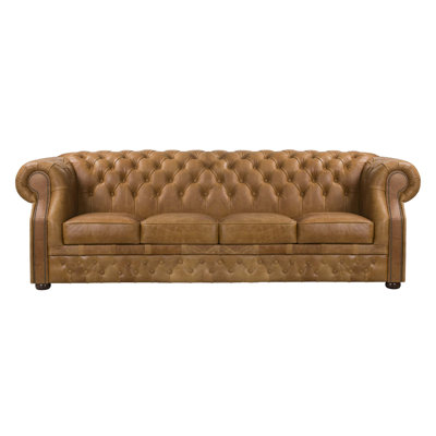 Temeko Genuine Leather Sofa