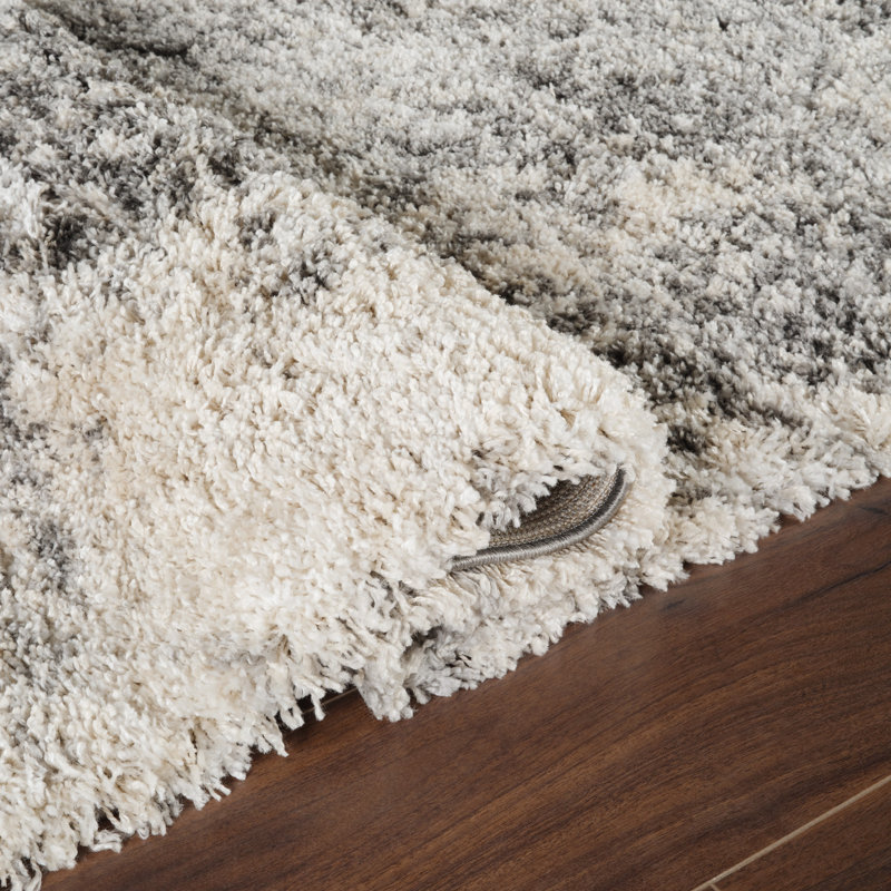 Hudgens Performance Abstract Shag Area Rug , Runner 2'8" x 9'6"