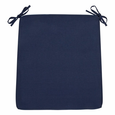 Emjay Indoor/Outdoor Chair Seat Pad Cushion with Removable Cover and Ties