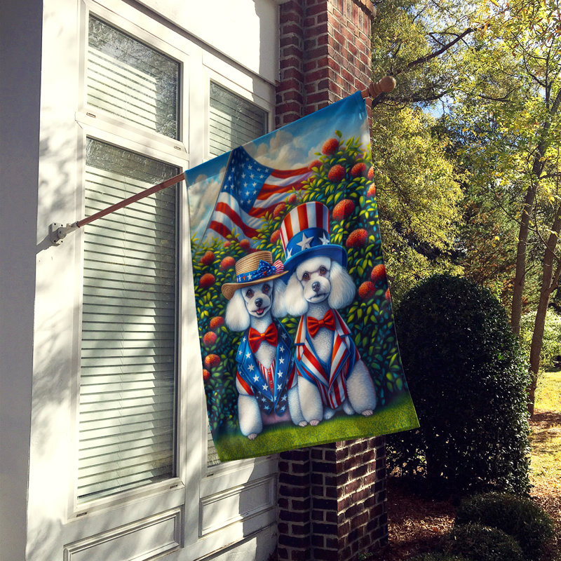 Drapeau «All American House», Caniche blanc