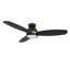 Smart Flush Mount Ceiling Fan with Light, Remote Control, DC Motor-93934863-70836687