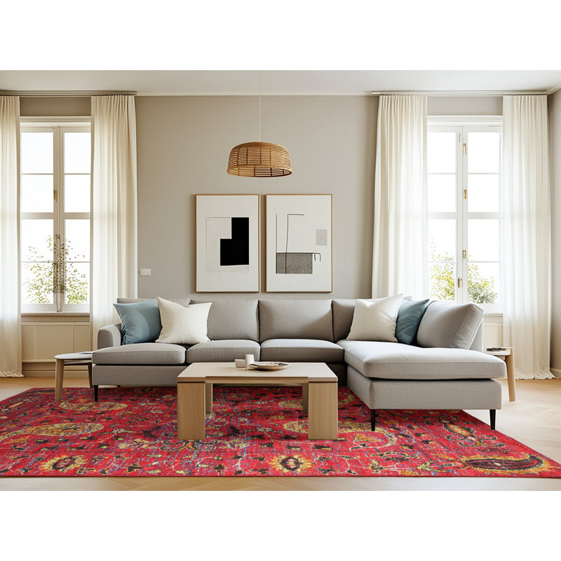 Caye Oriental Indoor Rug, Rectangle 8' x 12'