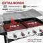 Royal Gourmet 4-Burner Liquid Propane Gas Grill Combo Griddle