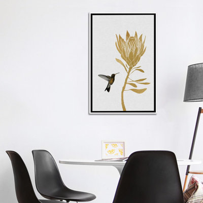 «Hummingbird and FloWer II», impression sur toile
