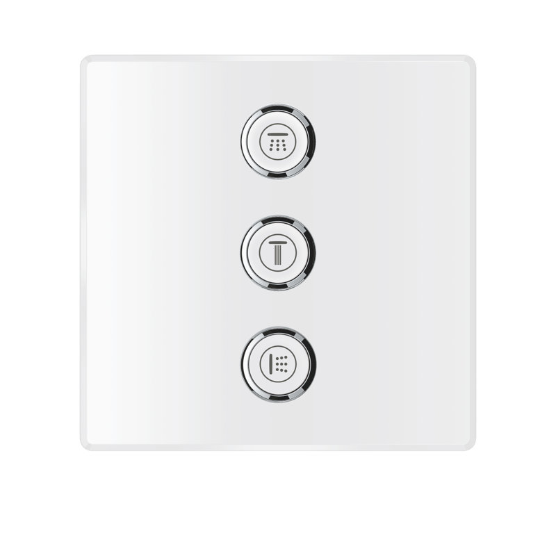 Grohtherm® SmartControl Triple Volume Control Trim, Moon White