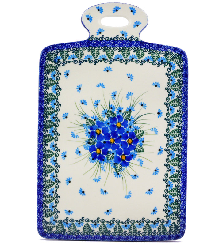 Forget Me Not Stoneware Cheese Board