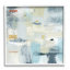 «Woven Stroke Abstraction Blue Beige Blend» par Susan Jill - Peinture