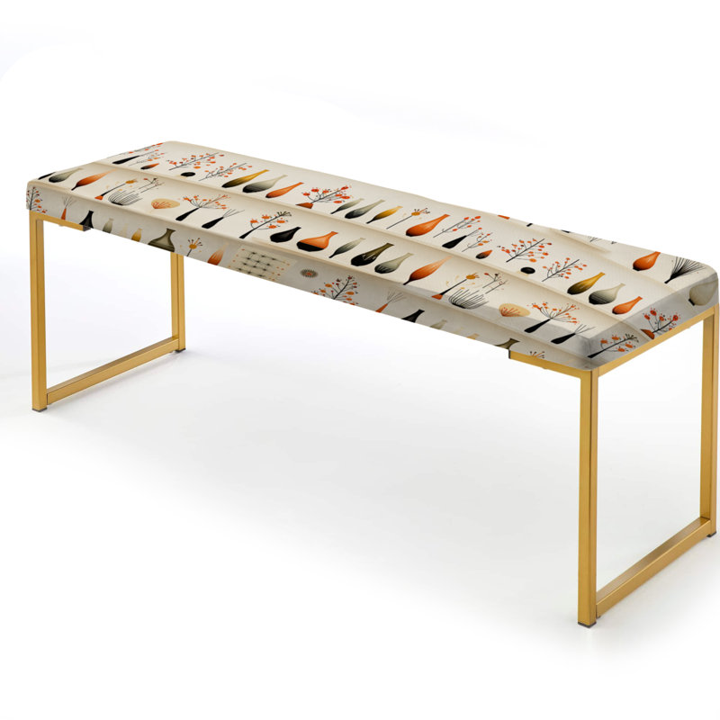 Banc rembourré danois Modern Sophistication II - Mid Century
