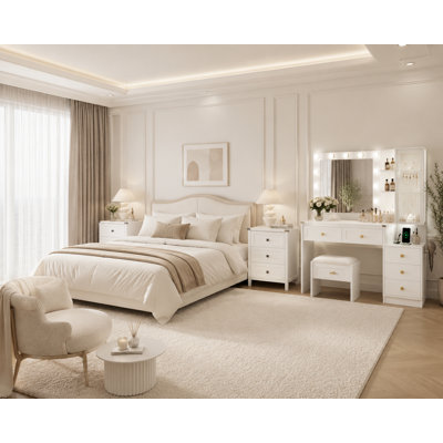 Feaman 26.46" W Modern 3-Drawer Chest