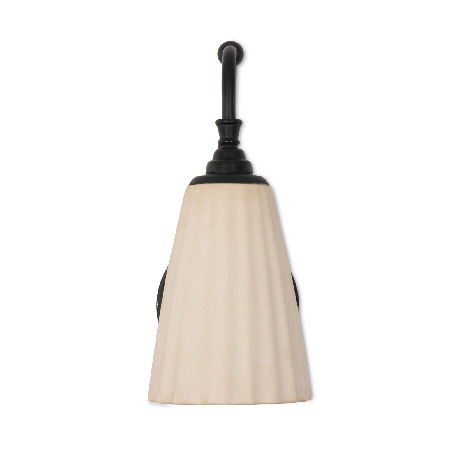 Wilma Sconce, Matte Black Iron