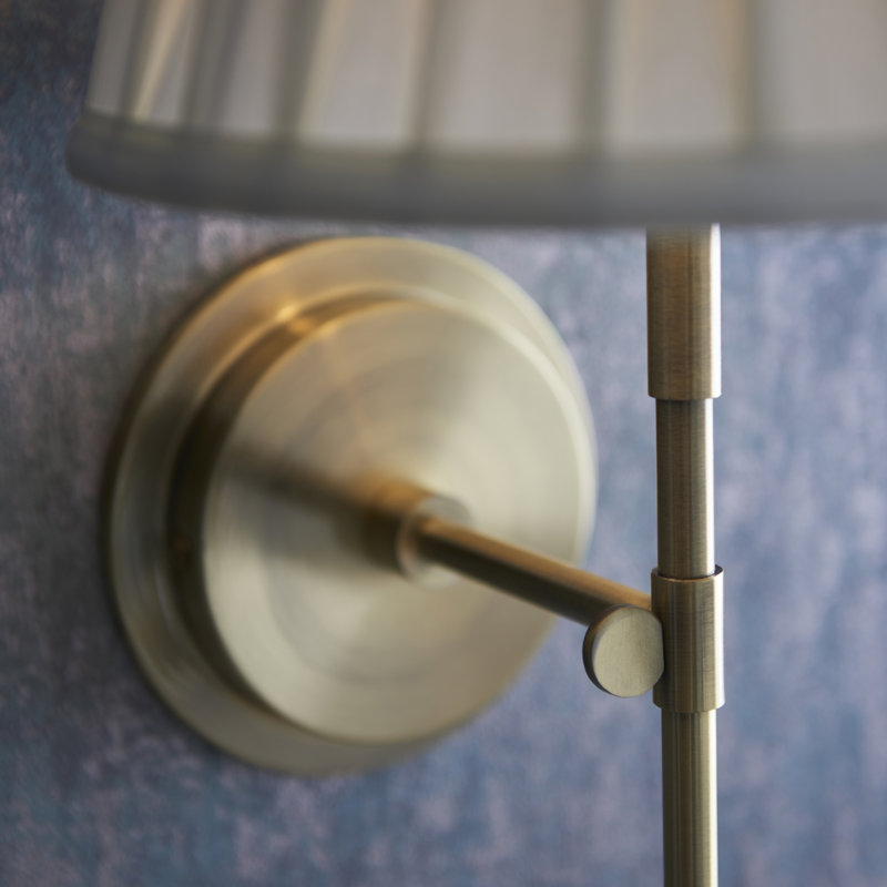 Eyal Armed Sconce, Antique Brass