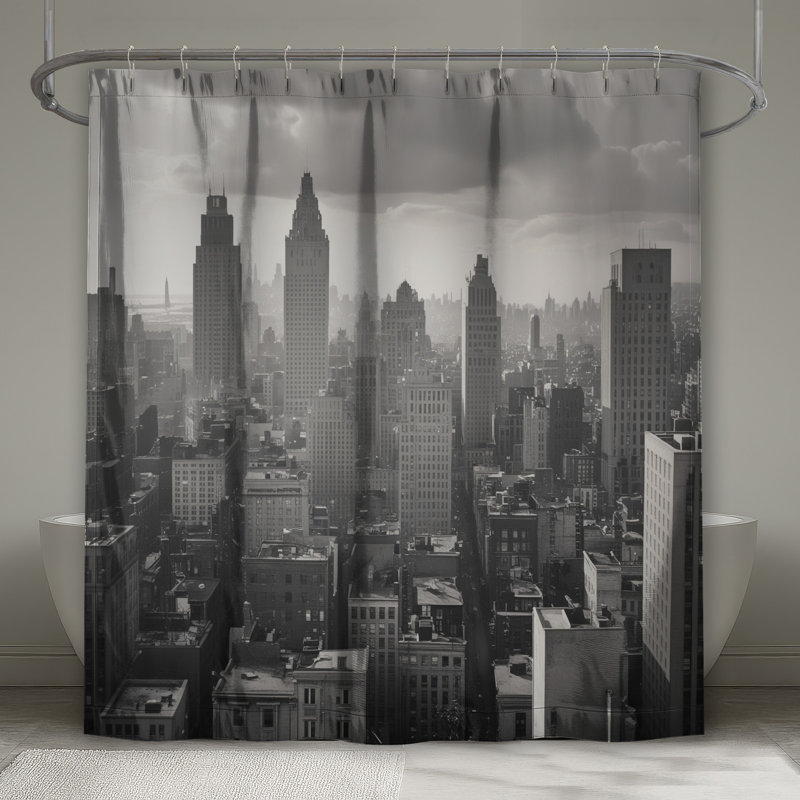 Rideaux de douche New York City, 70 po L x 84 po H