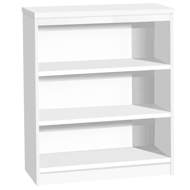 Brenay 103cm H x 85cm W Standard Bookcase, White