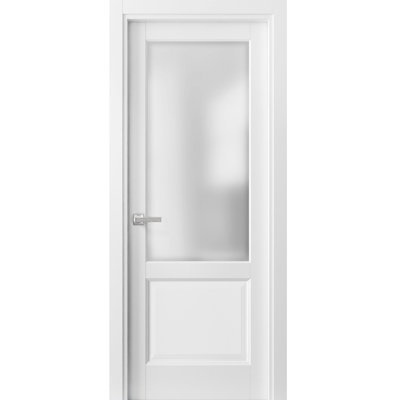 Lucia Frosted Glass Standard White Door